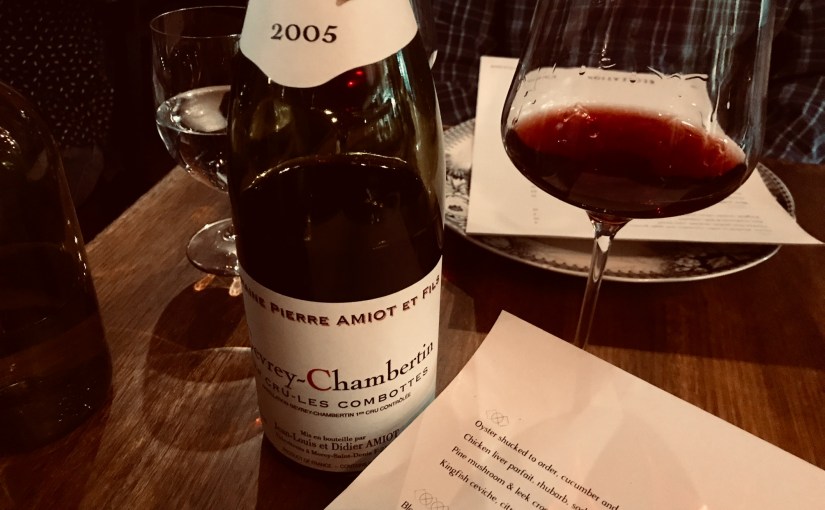 2005 Domaine Pierre Amiot et Fils Gevrey Chambertin 1er cru Les&nbsp;Combottes
