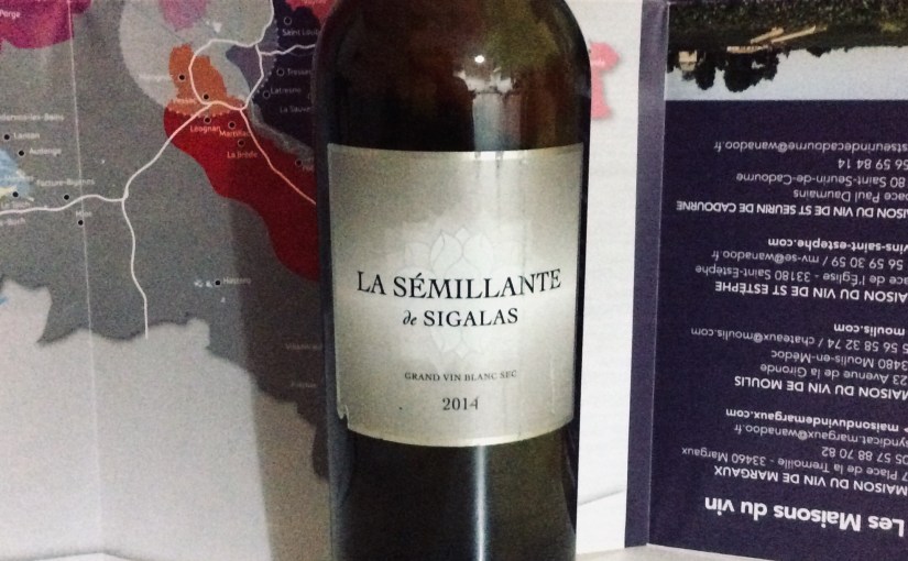 2014 Château Sigalas Rabaud La Semillante à&nbsp;Sigalas