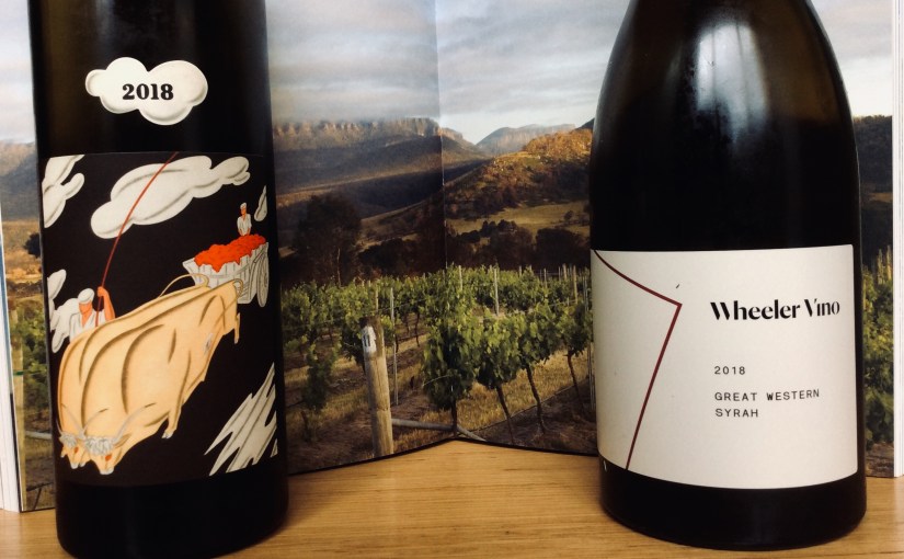 Lovely comparison, 2018 Wheeler Vino Great Western Shiraz and 2018 Reed Knife Edge Great Western&nbsp;Shiraz