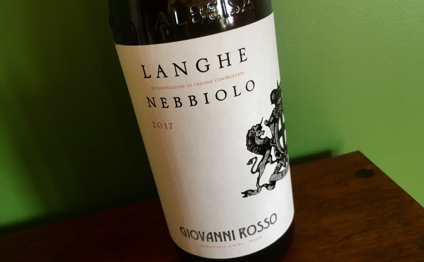 2017 Giovanni Rosso Langhe&nbsp;Nebbiolo