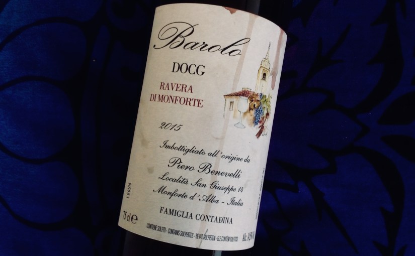 2015 Piero Benevelli Barolo Ravera di&nbsp;Monforte