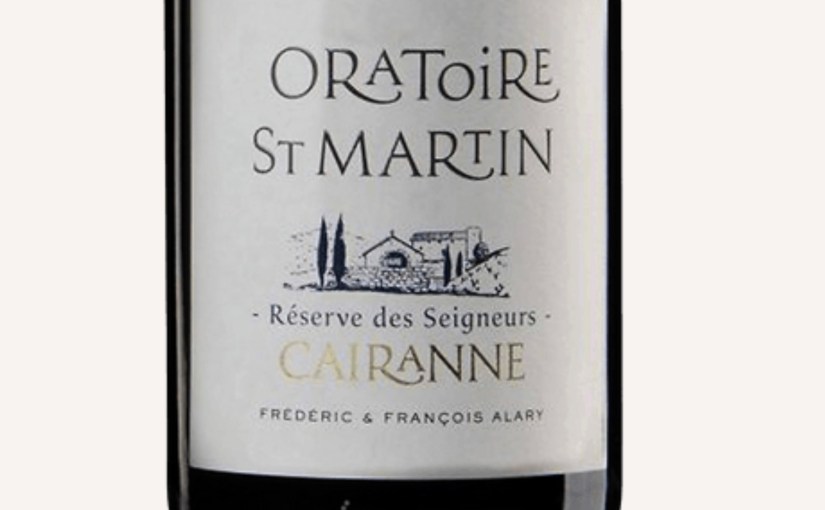 2004 Domaine de l’Oratoire St Martin Cairanne Réserve des&nbsp;Seigneurs