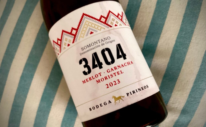 2023 Bodegas Pirineos 3404 Tinto Merlot Garnacha&nbsp;Moristel