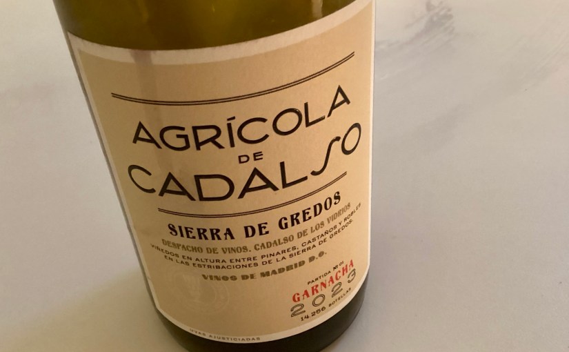 2023 Agrícola de Cadalso Sierra de Gredos Garnacha Vinos de Madrid&nbsp;DO